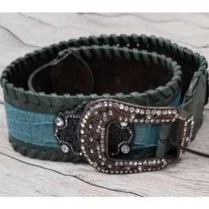 Women's Western Rhinestone Belt